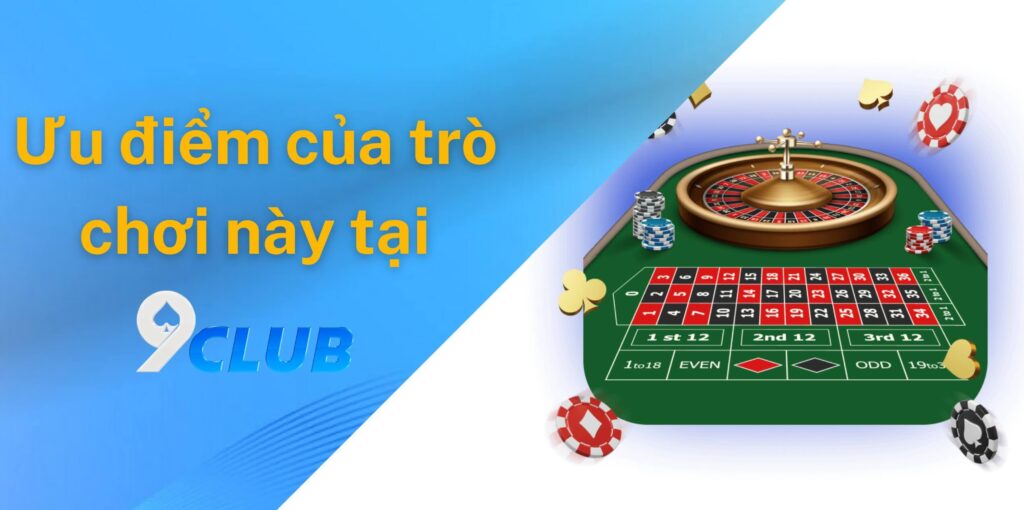 Ưu điểm của trò chơi baccarat 9club này